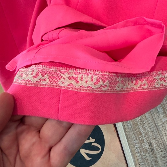 Lilly Pulitzer Pink Sheath Mini Dress Scoop Neck Sleeveless - Picture 4 of 5